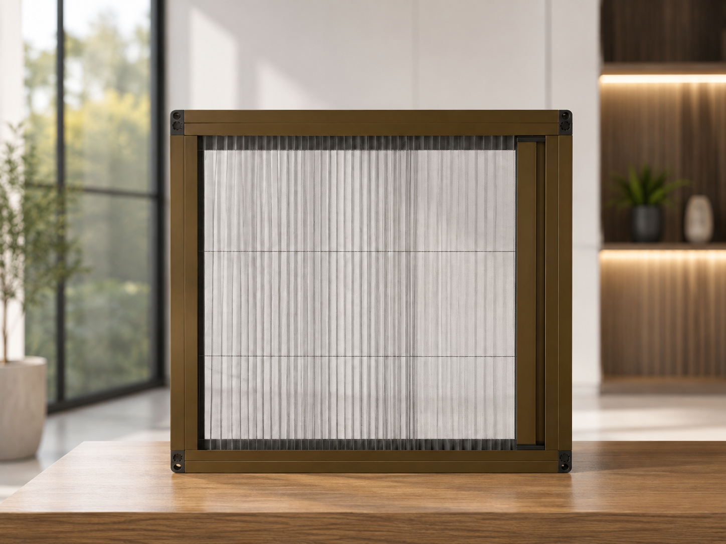 Pleated Retractable
