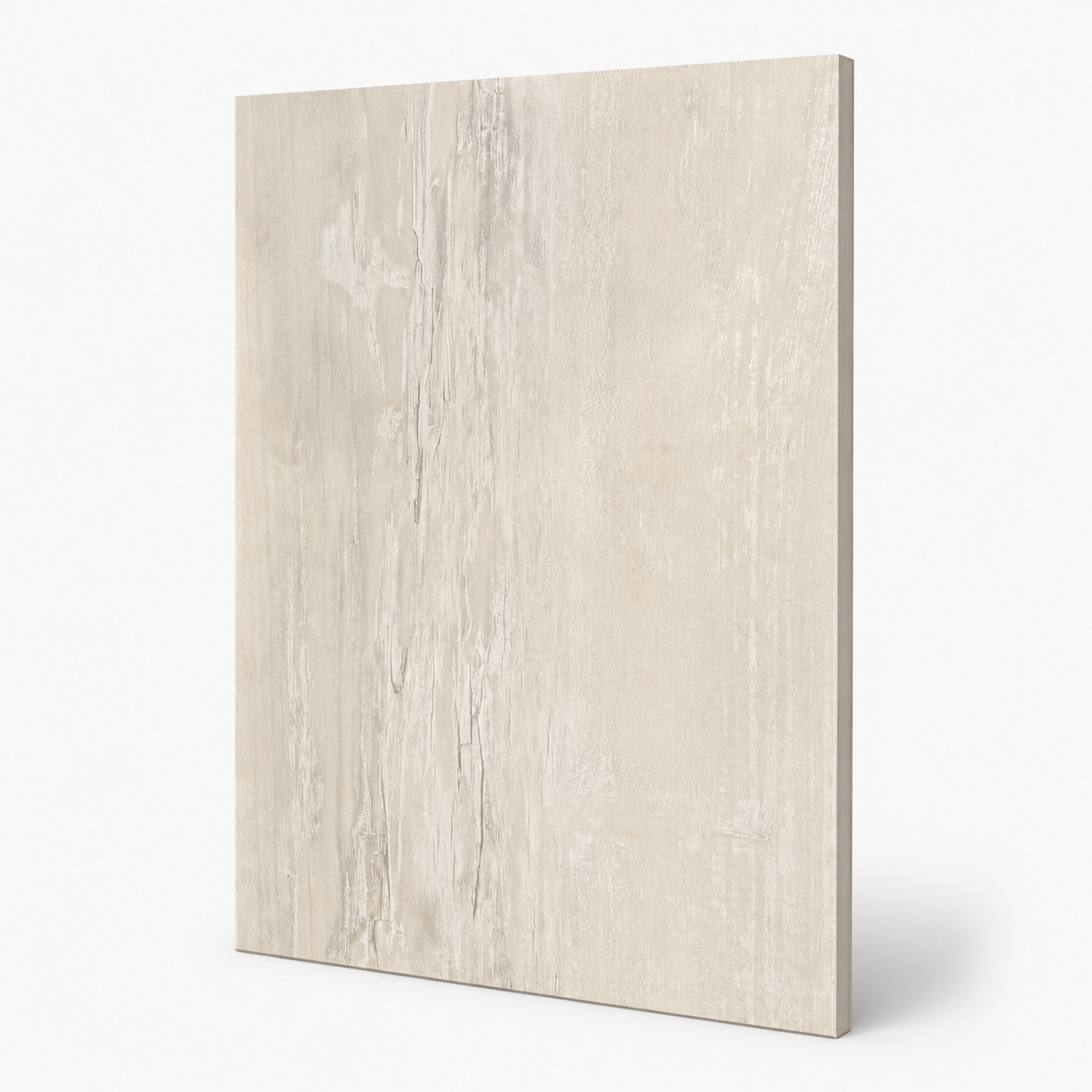 Ivory Wood-Grain Decorative Panel