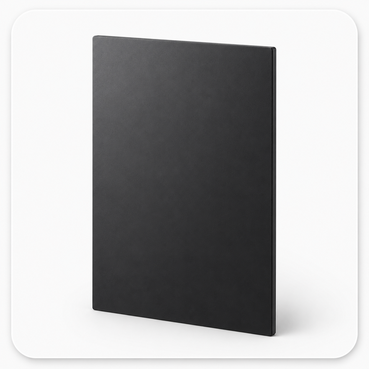 Matte Black Decorative Panel
